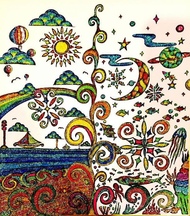 コーラルリーフ村田亮　題名【昼と夜の狭間】