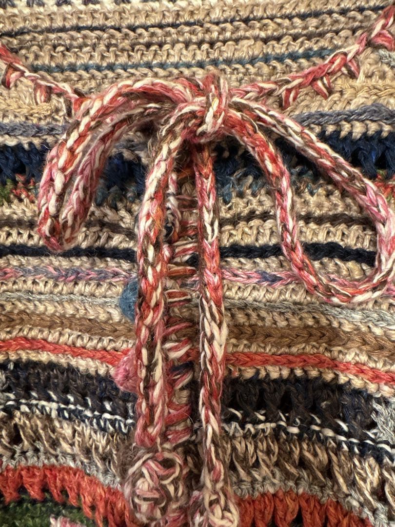 45R 2026春　ラグ編みリネンのボレロ　サイズ2