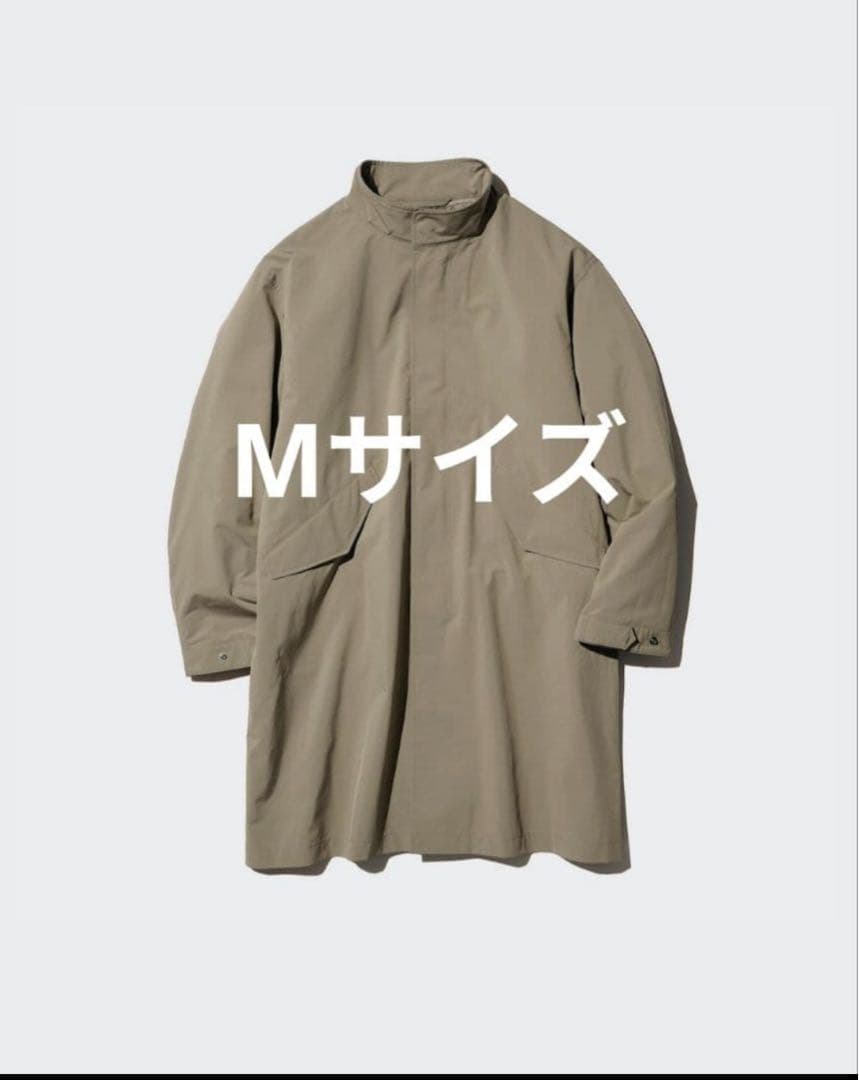 o*2様 UNIQLO ユニクロ/ウインドプルーフ2wayコート/Mサイズ　ブラ