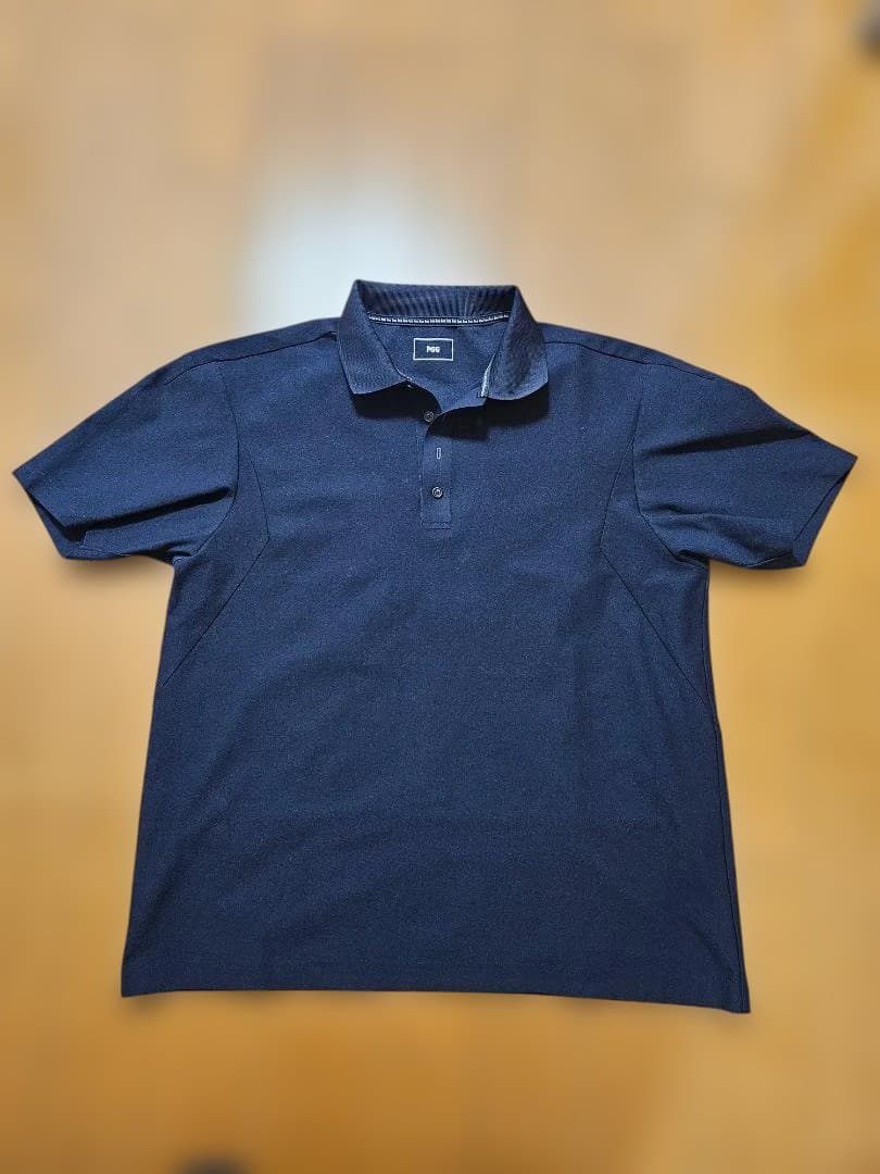 PGG メンズポロシャツ ネイビー サイズ6