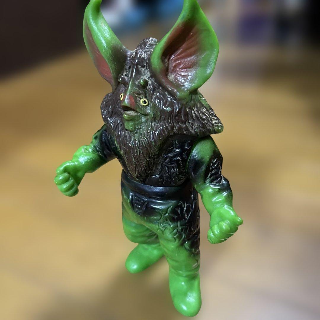 昭和レトロ 当時物 マルサン イカルス星人 ソフビ