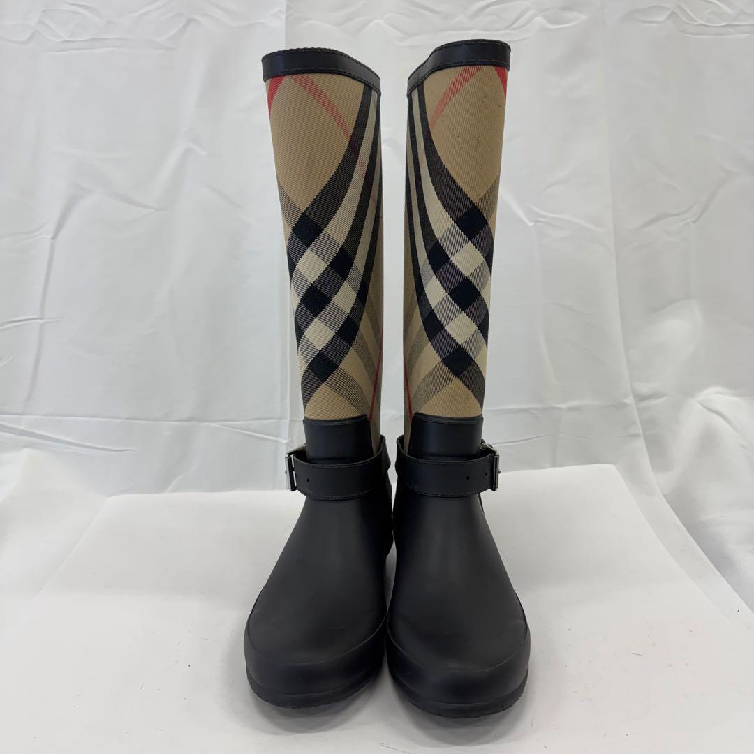 Burberry バーバリー ヴィンテージチェック レインブーツ 23サイズ
