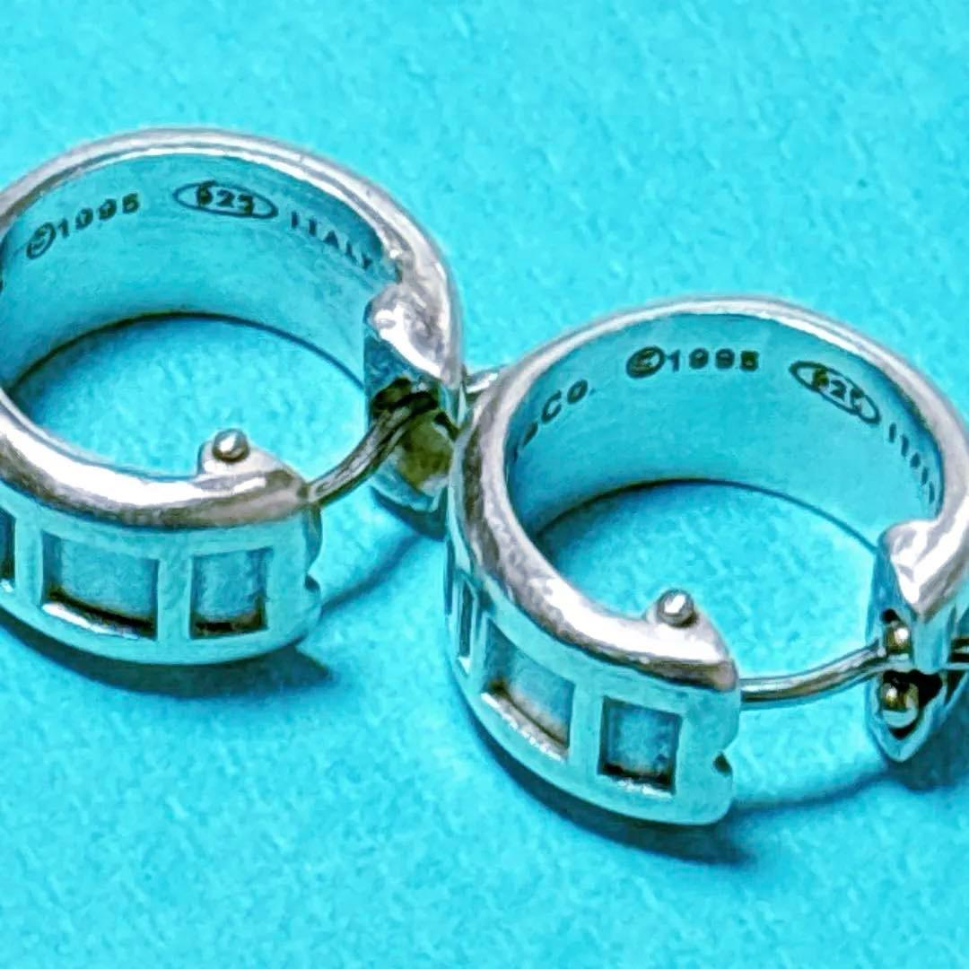 【美品】Tiffany ティファニー ミニ アトラス 両耳 ピアス SV926