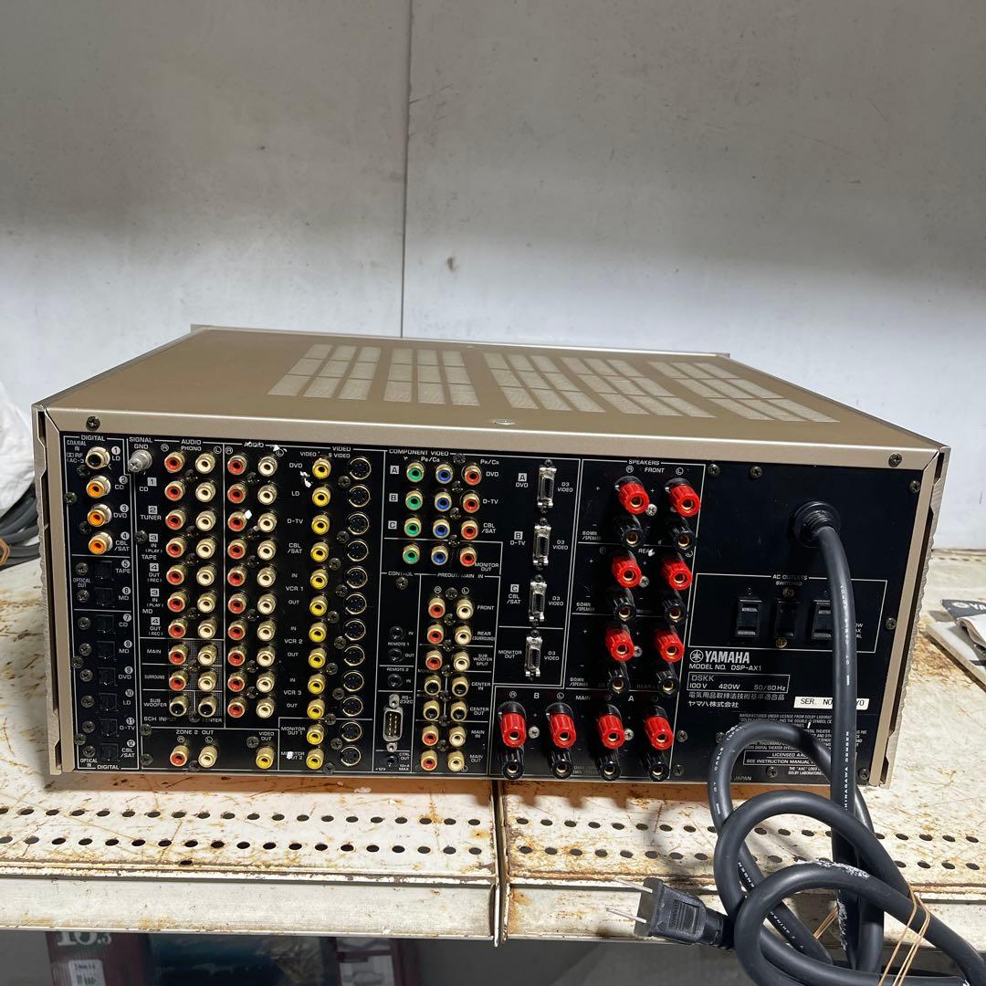 ム*ク様 YAMAHA ヤマハ DSP-AX1 AVアンプ リモコンとマニュアル