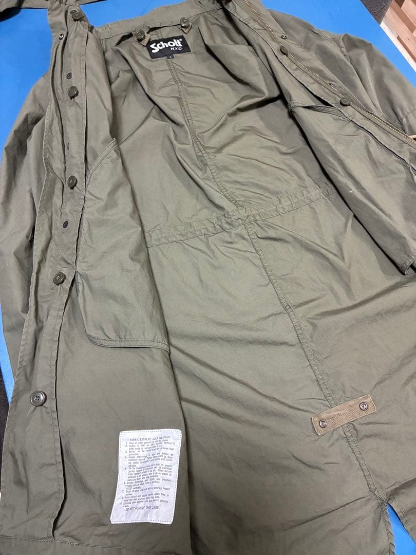 M-65 フィッシュテール フルセットschott L ライナー/フード付き