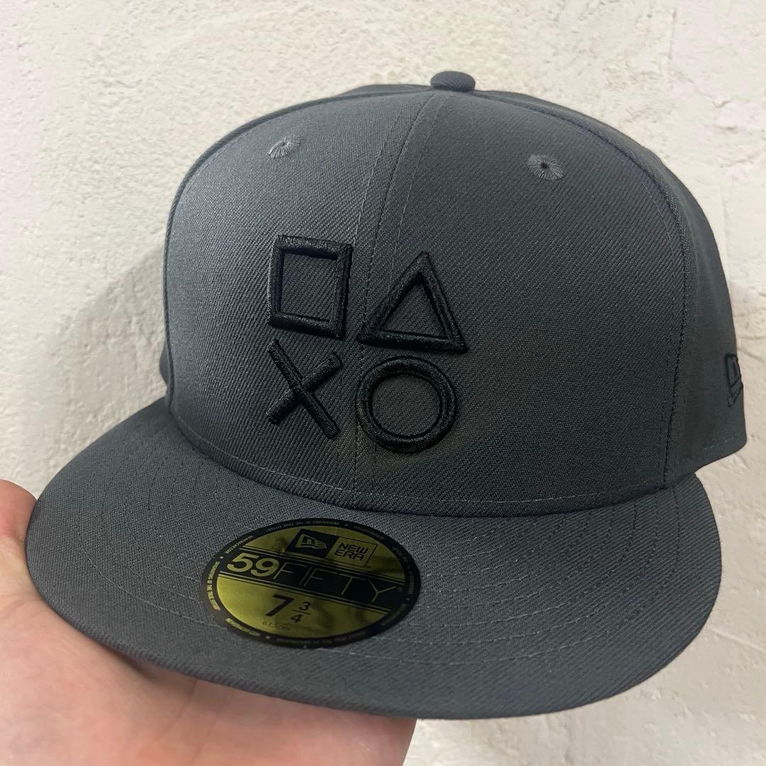 59FIFTY PlayStation ロゴ ダークグラファイト7 3/4