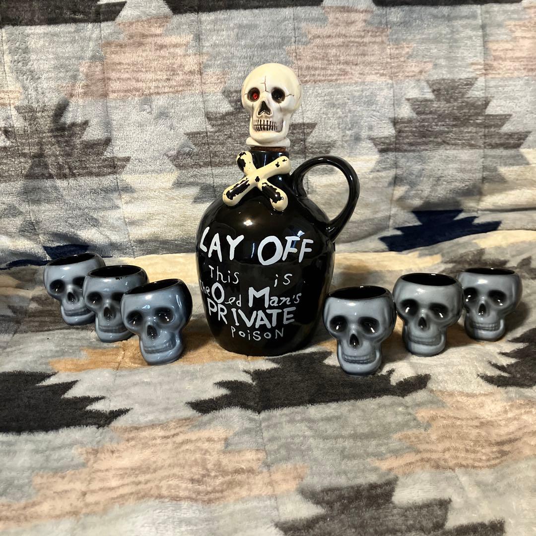 goodrockinポイズンボトル50sビンテージデカンタweirdoロカビリー