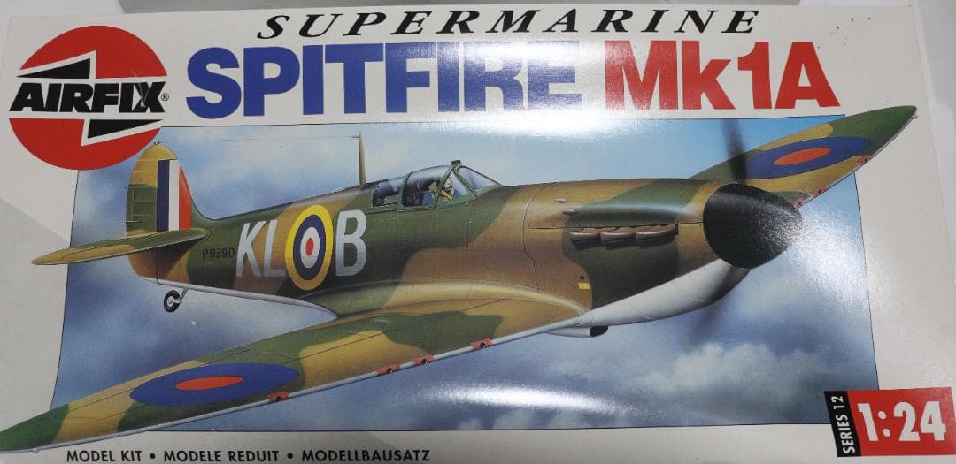 ビックスケールAIRFIX製1／２４スピットファイアMk1A プラキット　未開封