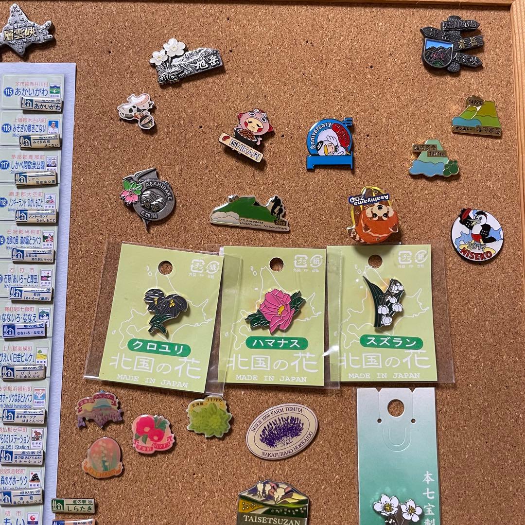 北海道　道の駅　ガチャピンズラリー2024 コンプリート　ピンバッジ　ピンズ
