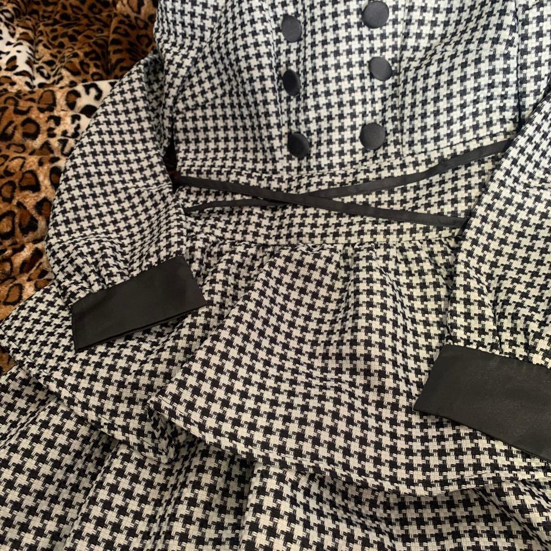 Pium チェック柄ワンピース