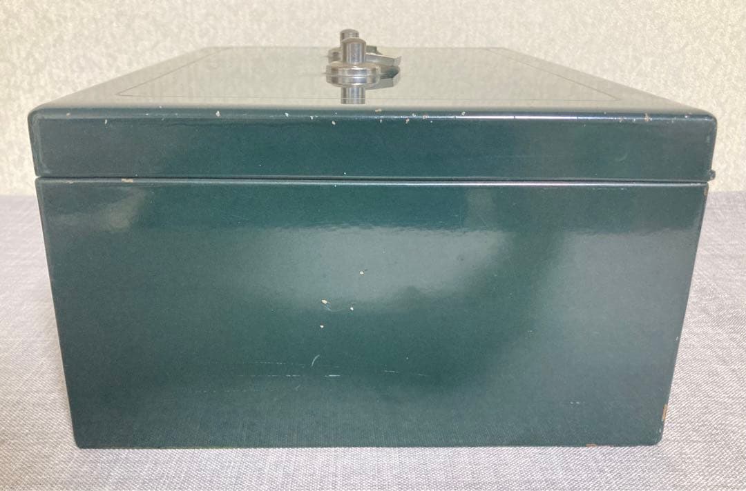 超超超激レア ALPS 手提げ金庫 鍵あり昭和レトロ アンティーク ヴィンテージ