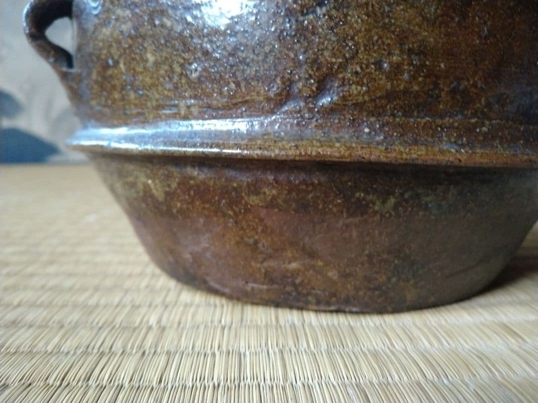 江戸初期～前期　内ヶ磯窯古高取水指　骨董　古美術　茶道具　朝鮮唐津　珍品