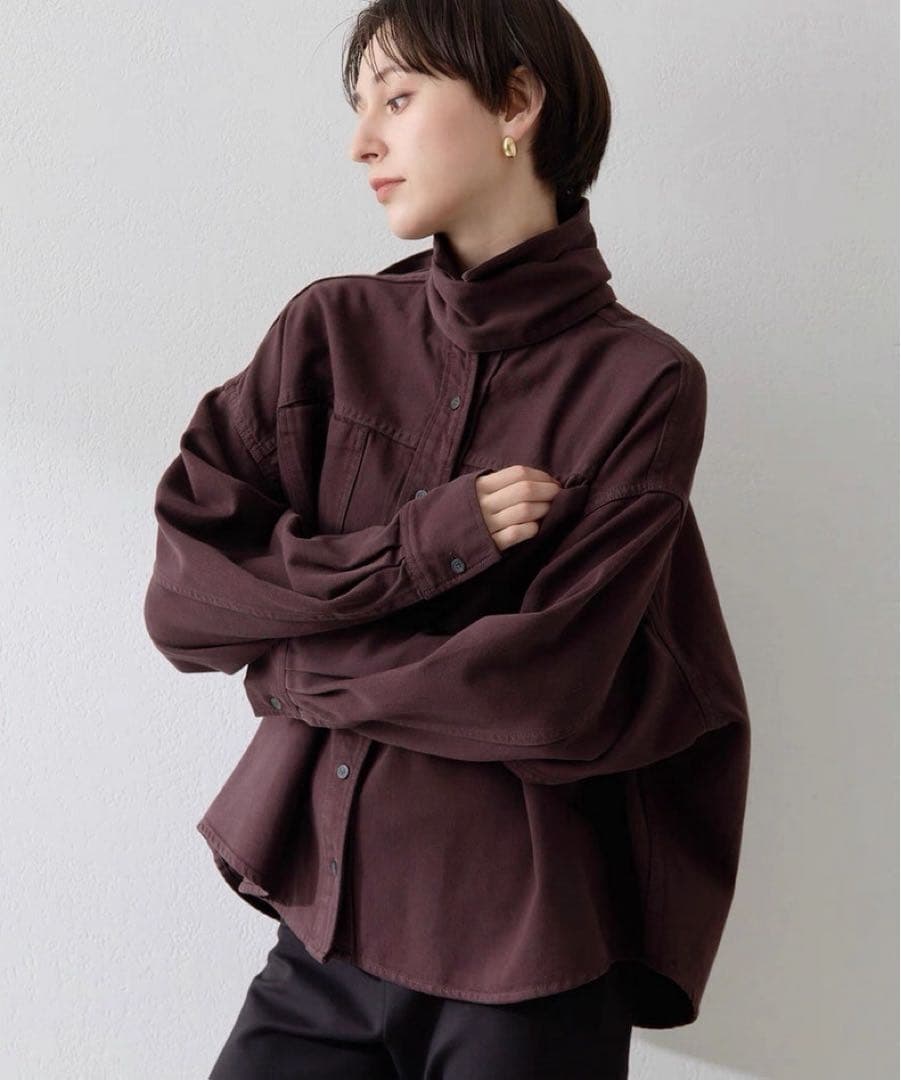 Whim Gazette デニムボウタイシャツ