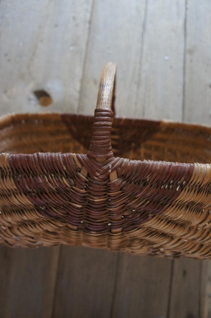 フランスアンティーク　パニエ　バスケット　ブロカント　天然生活　蚤の市