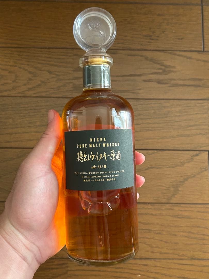NIKKA ニッカ ピュアモルト樽出しウイスキー原酒　55.1%　350ml