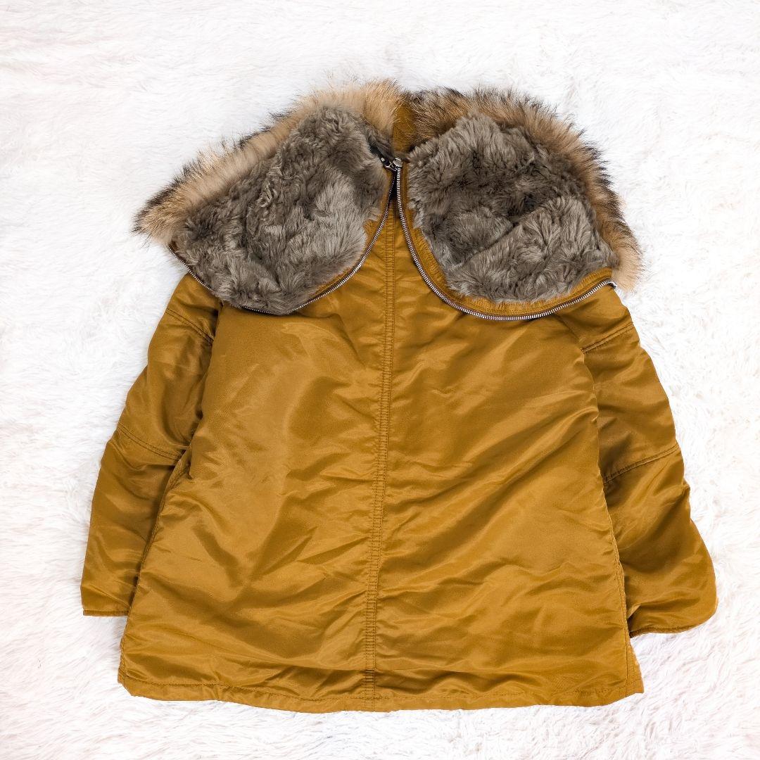 トゥモローランド　マカフィー　　N-2B　裏ボア　モッズコート　ラクーンファー