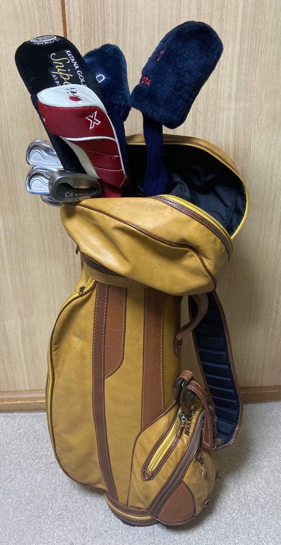 Black&Whiteゴルフバッグ アイアン ドライバー おまけ付き