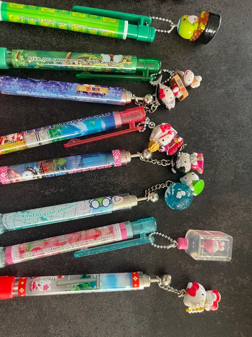 ご当地ハローキティ シャープペン　ボールペンセット 28本　レア