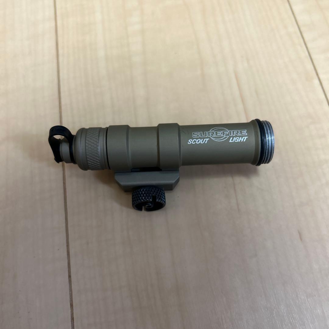 実物 中古 SUREFIRE M600DF Tan FDE ボディ　リアキャップ