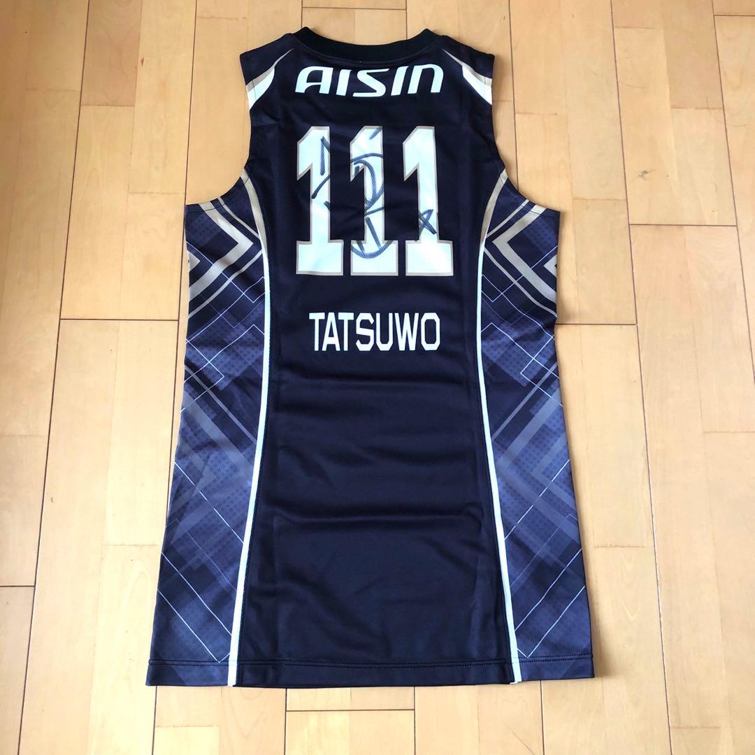 Bリーグ シーホース三河 タツヲ 直筆サイン入り オーセンティックユニフォーム