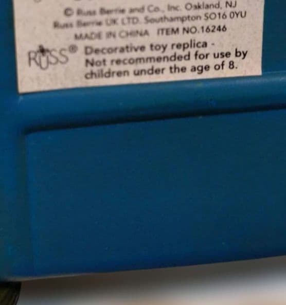 RUSS BERRIE ぜんまいブリキ スポーツカー