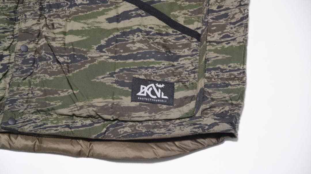 BACK CHANNEL x NANGA リバーシブル ダウン ベスト