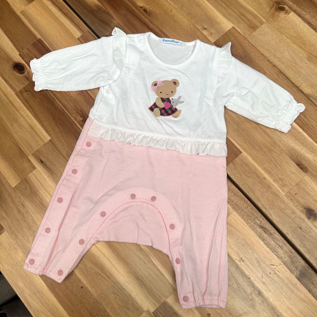 美品ファミリア　カバーオール　現行品