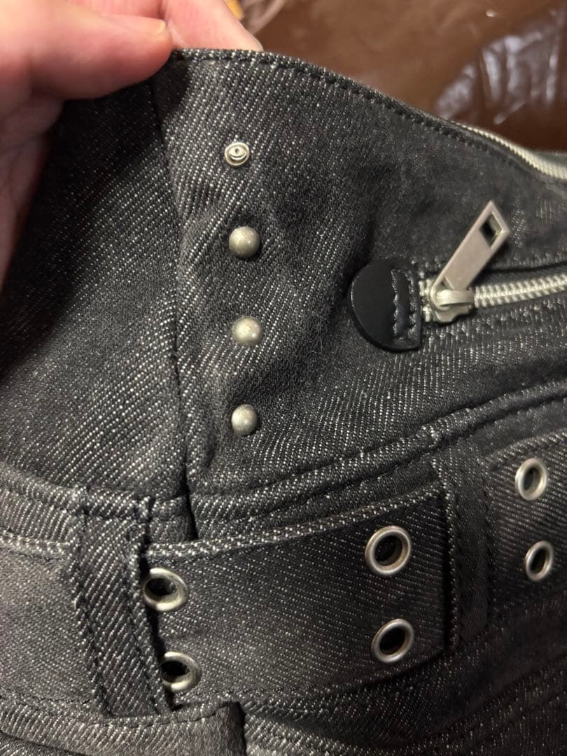 【GRANCY】グランシーデニムパンツスタイル ショルダーバッグ