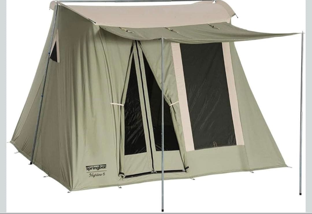 ①スプリングバーテント:ハイライン6/カーカムス(幕のみ)
