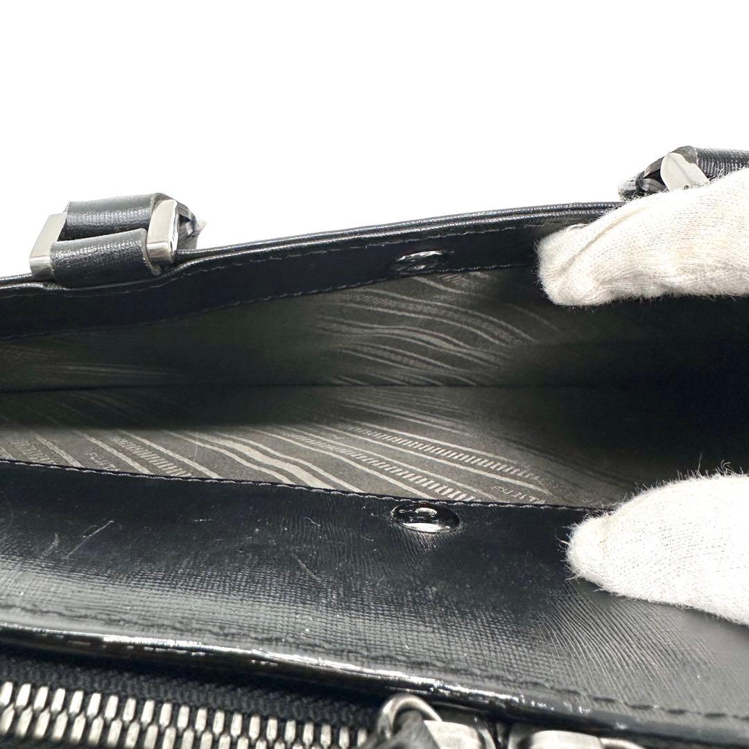 FUJITAKA フジタカ ディアマン ビジネスバッグ ブリーフケース 本革 黒