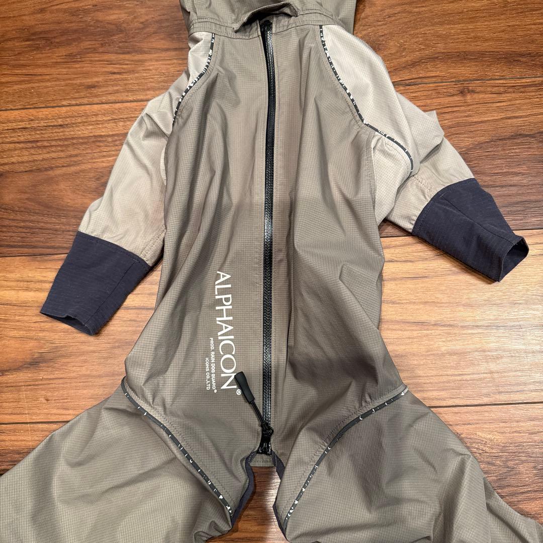 ALPHAICON アルファアイコン　レインドッグガード LLサイズ グレー