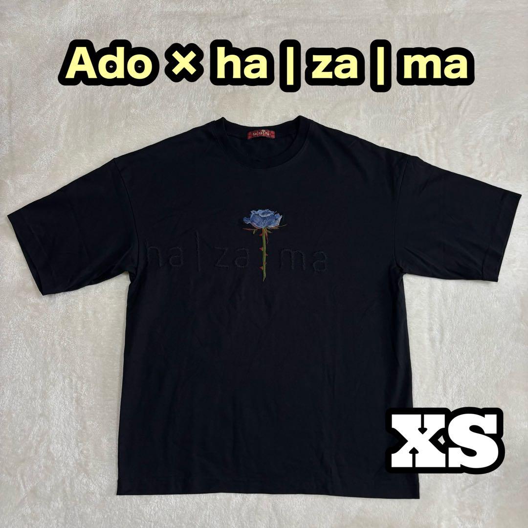 【希少品】Ado hazama Tシャツ ロゴカットソー ブラック XSサイズ