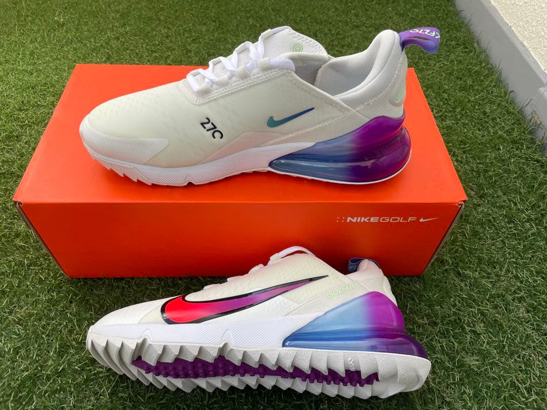 超レア新品限定完売品NIKE Air Max270ゴルフシューズ
