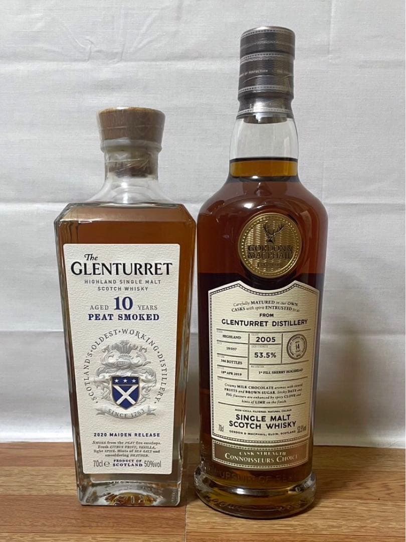 OB グレンタレット10年&GM グレンタレット14年 シェリーカスク 2本