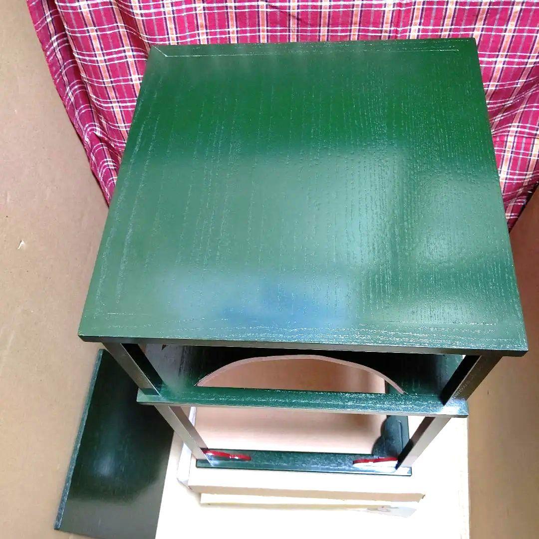 糸巻棚、青漆爪紅、桐製、ちか11番