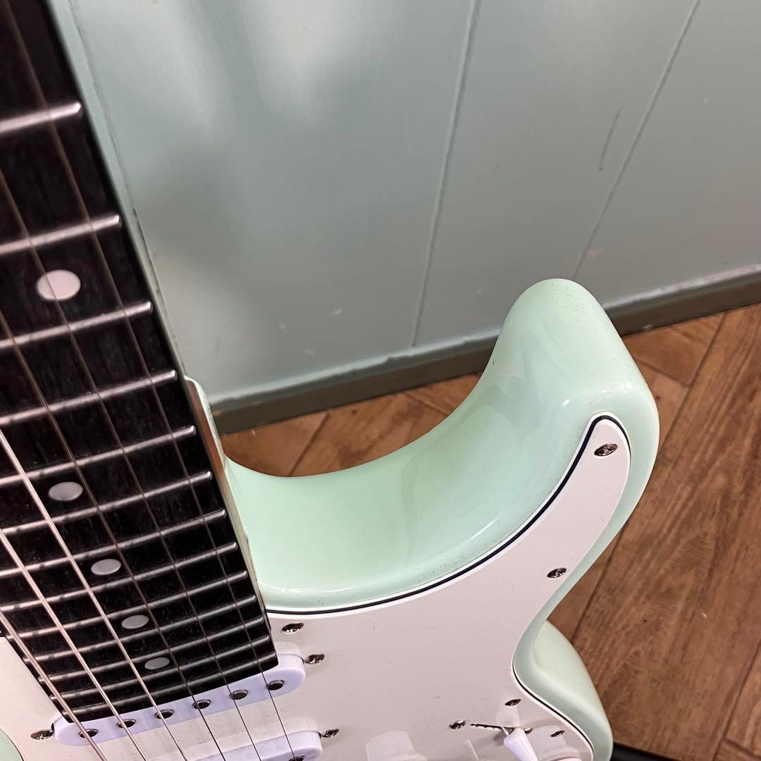 【おまけ付♪】Laid Back エレキギター LSE-3H グリーンホワイト