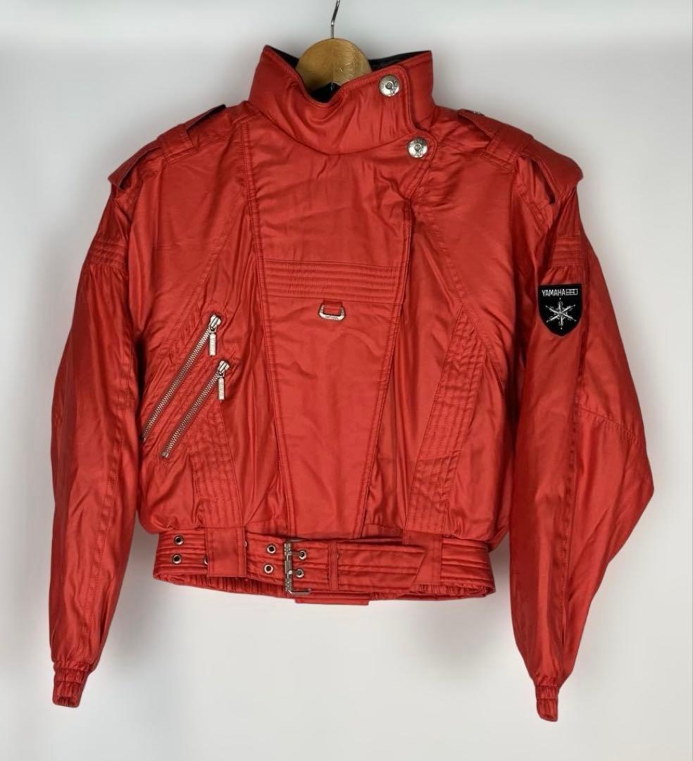 YAMAHA スキーウエア上下セット レディースL　オレンジ色