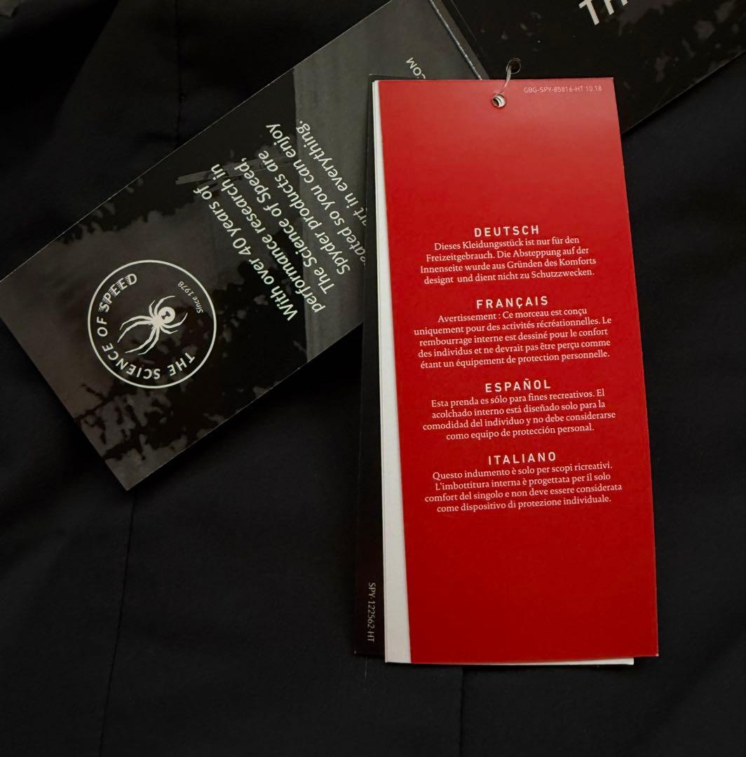 新品 Spyder FIELD JACKET 38SA075338 BK-L