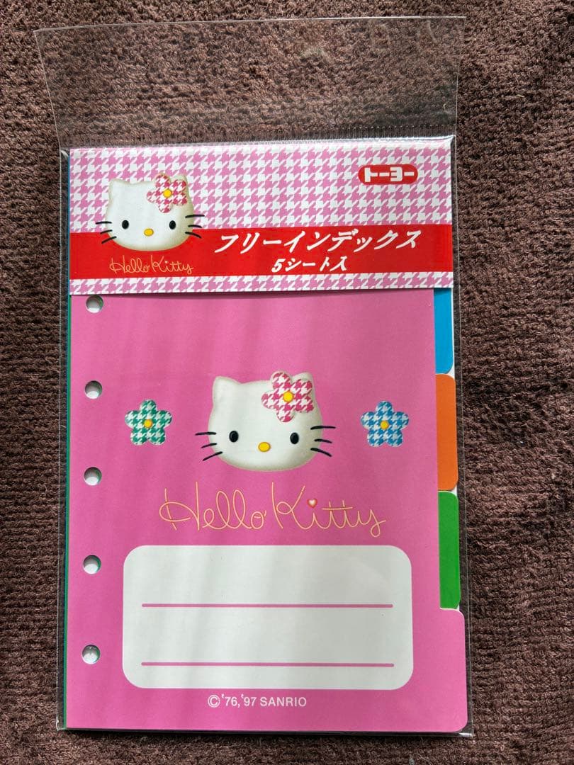 平成レトロ　サンリオ　キティちゃん　手帳リフィル　9点