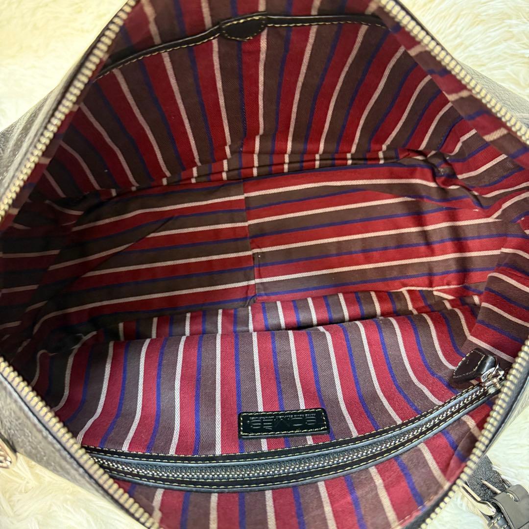 【美品】ソメスサドル ショルダーバッグ メッセンジャーバッグ レザー ブラック