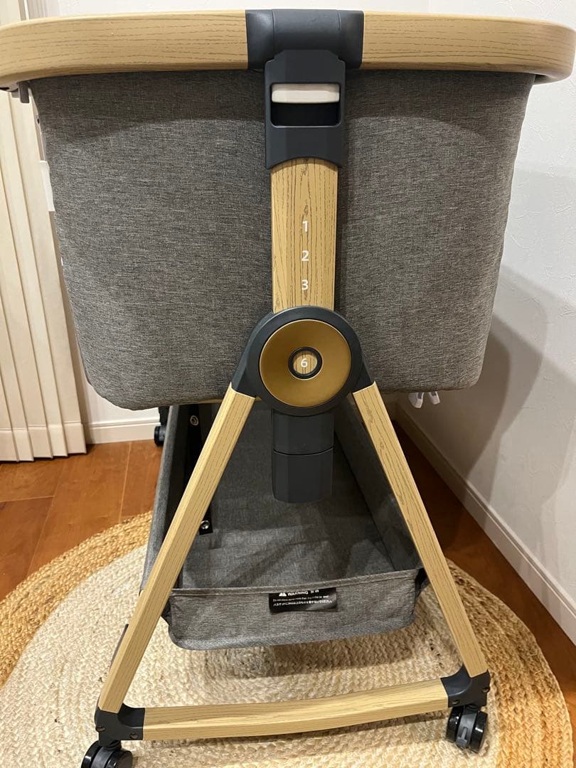 2024年モデルHZDMJ ベビーベッド グレー