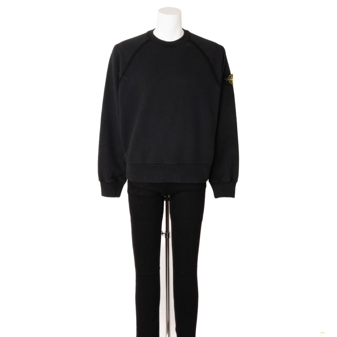 新品 STONE  裏起毛 LOGO スウェットシャツ L