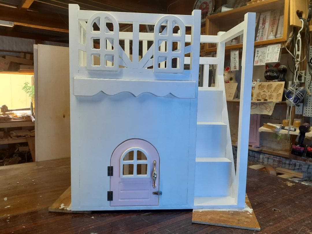＃なんでもつくる家具【商品名】わんちゃん・ねこちゃん2階建てハウス