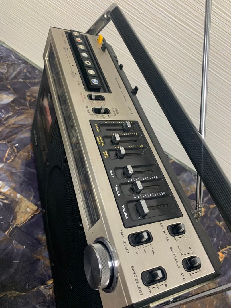 SONY ソニー CF-1990 ラジカセ FM/SW/MW 3バンド中古動作品