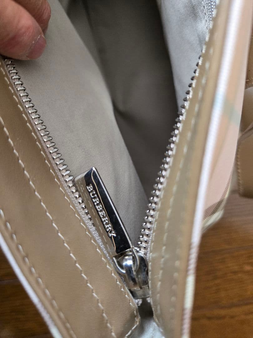 ピンク系チェック トートバッグ