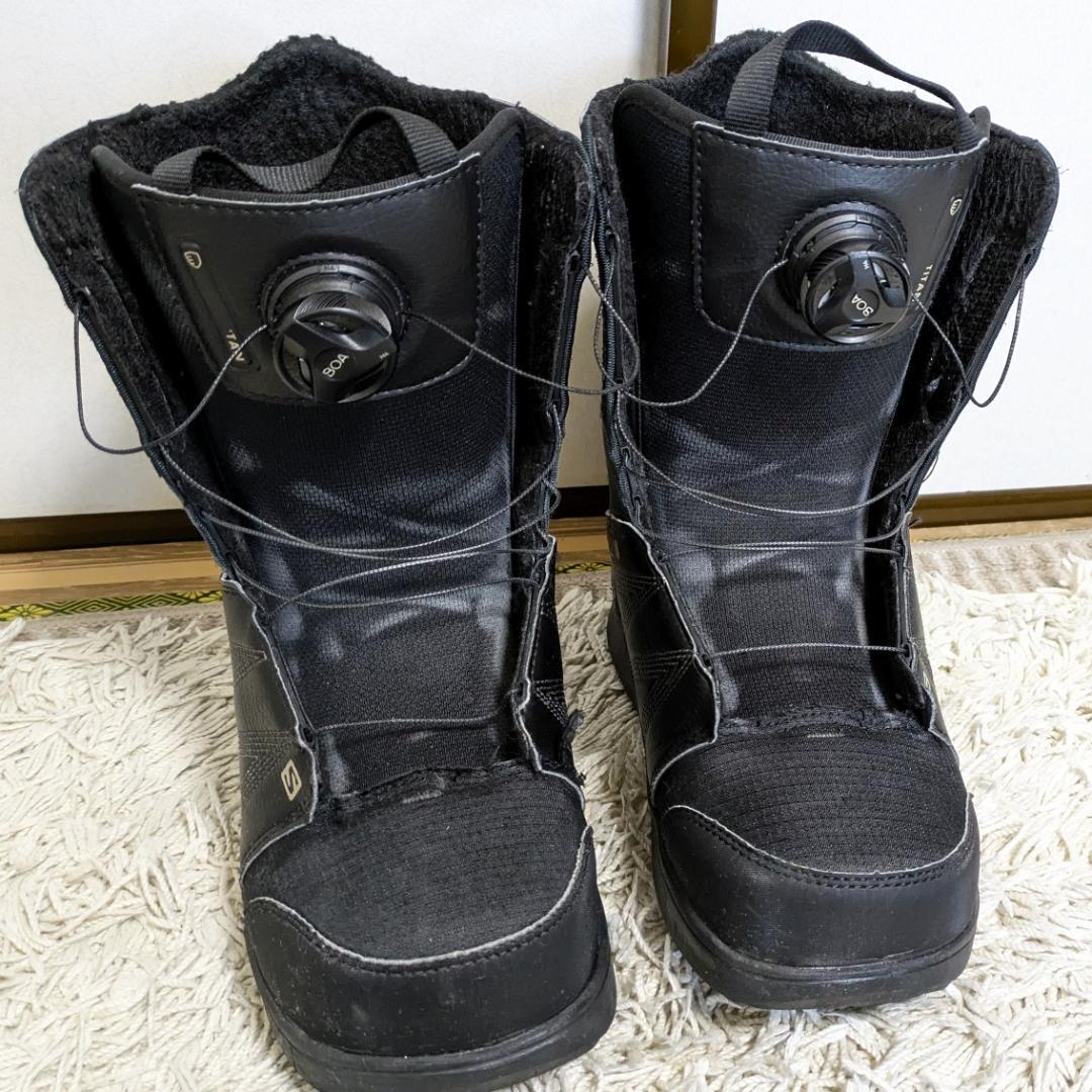 【8回使用】25.5cm サロモン タイタンボア 2023 スノーボードブーツ