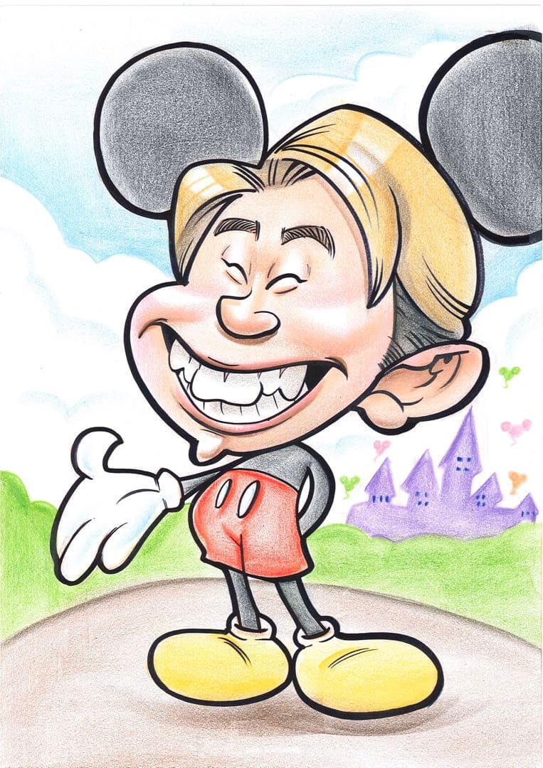 世界で1枚の手描きのオーダーメイド似顔絵★結婚式★和装ok★ご両親感謝の気持ち