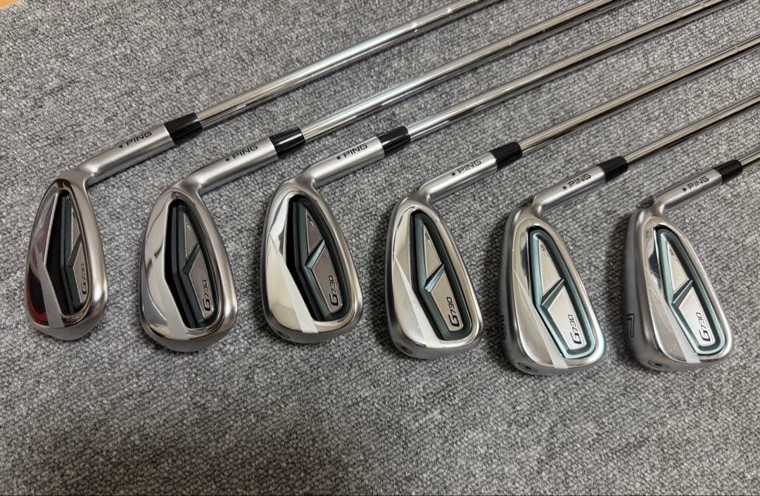 コース未使用PINGG730 6-U 6本ハドラス済 希少750GHneo S