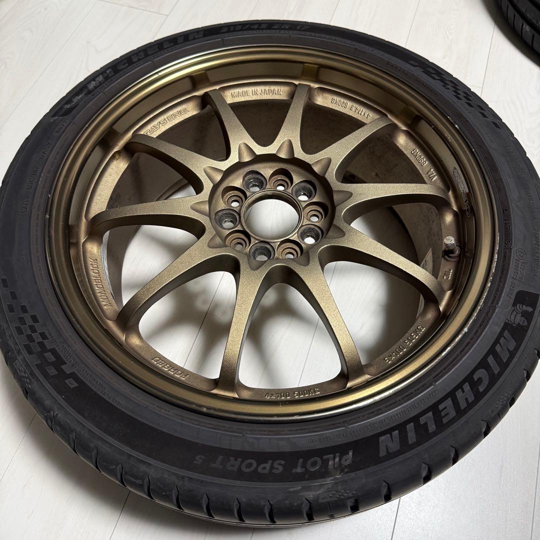 【1/15まで出品】RAYS VOLK CE28N 17インチ　ブロンズ　4本