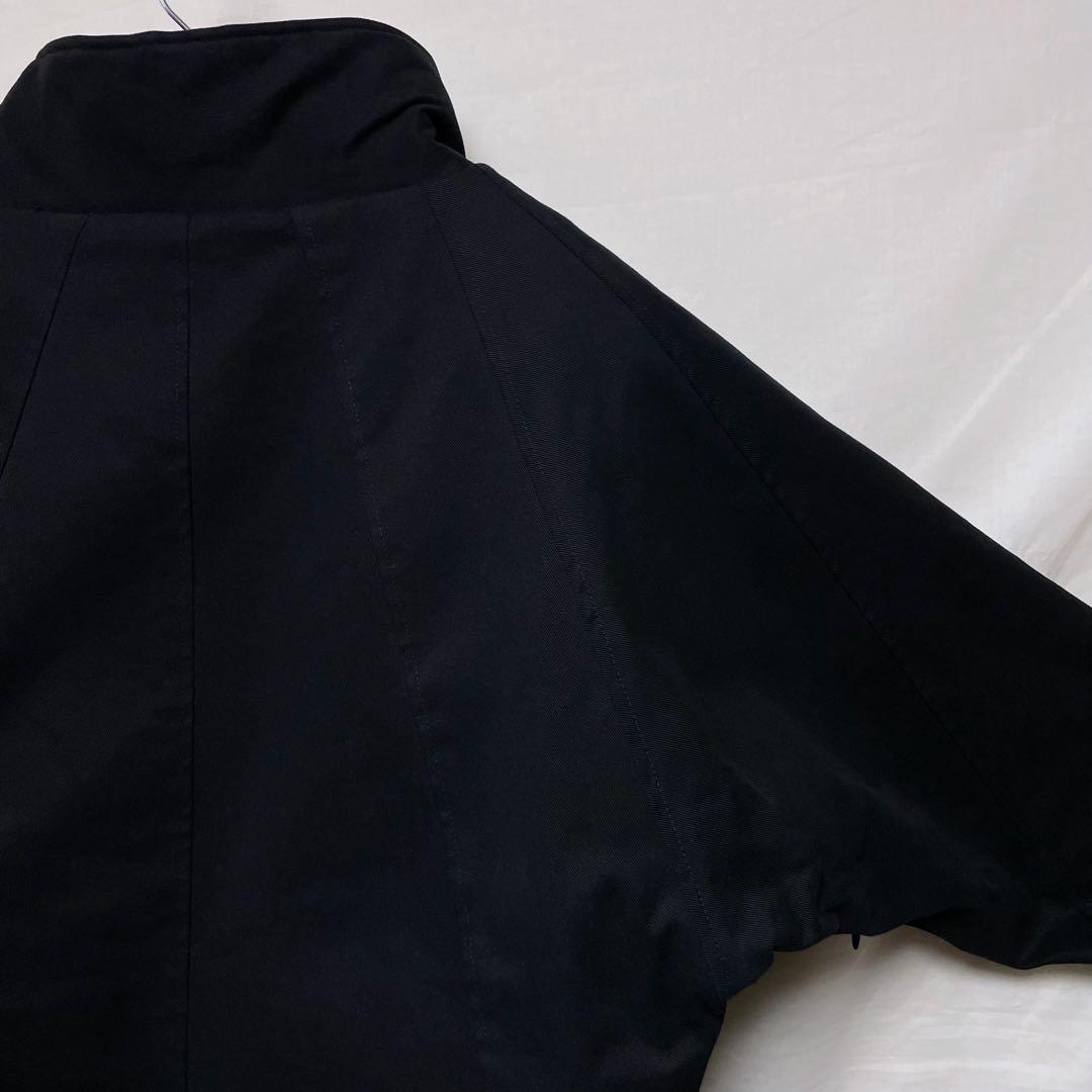 【NO ID.】マルチシームハイカラーハーフコート ボアフリース ハの字ジッパー